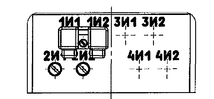Рис. А.4 - Панель контактов двухобмоточного исполнения