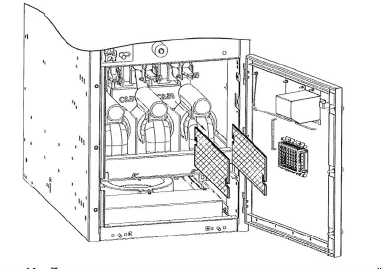 Рисунок 11 - Демонтаж изоляционных перегородок из отсека присоединений.