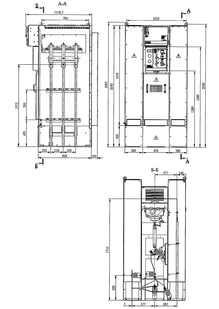 Рисунок А.15 - Камера КСО-СВЭЛ-К-1.2-34