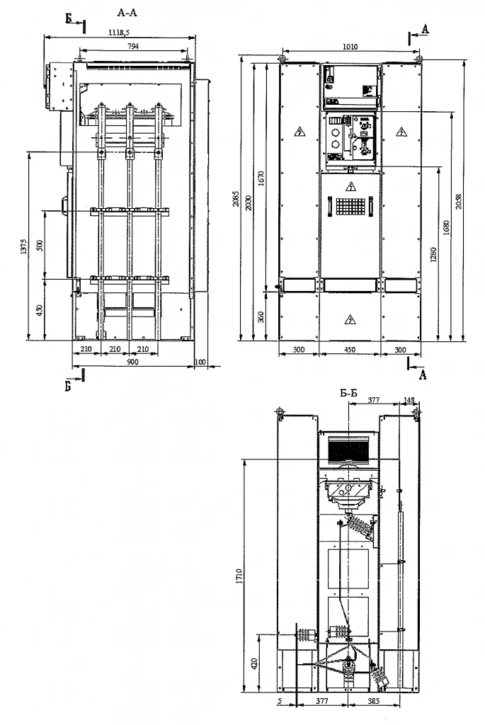 Рисунок А.13 - Камера КСО-СВЭЛ-К-1.2-32