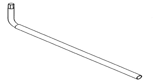 Рисунок И.4 - Рукоятка оперирования заземлителем ЗР-10.