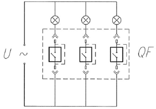 Рисунок 12 - Электрическая схема измерения глубины вхождения контактов.